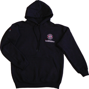 front view of hooded sweatshirt