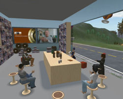 view of virtual whisky distillery