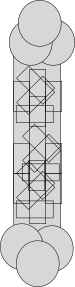 Bone with random orientation of cells