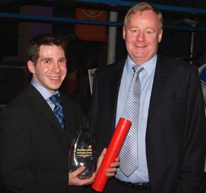 Nicholas O'Shea with Eric Hogg, MD of Sopra Newell & Budge