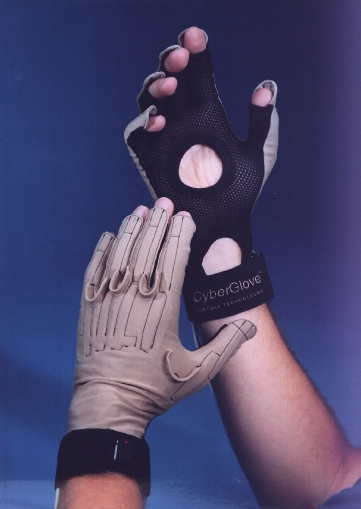 Glove sensing joint angles