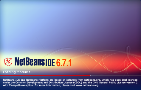 NetBeans 6.7 splash screen