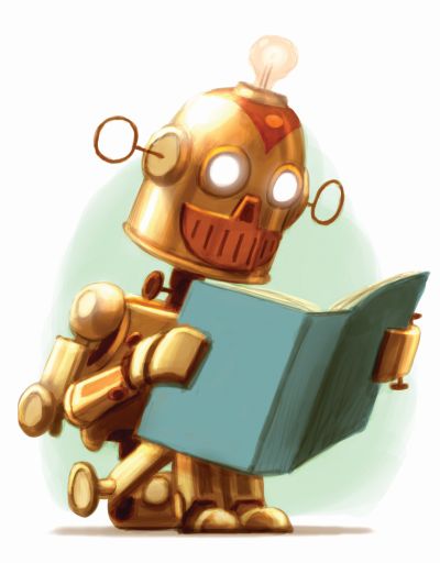 robot reading